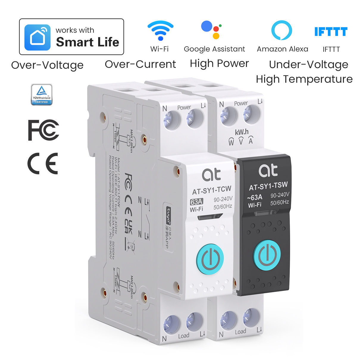 Smart Relay Tuya - Tuya WiFi Circuit Breaker Smart 1P