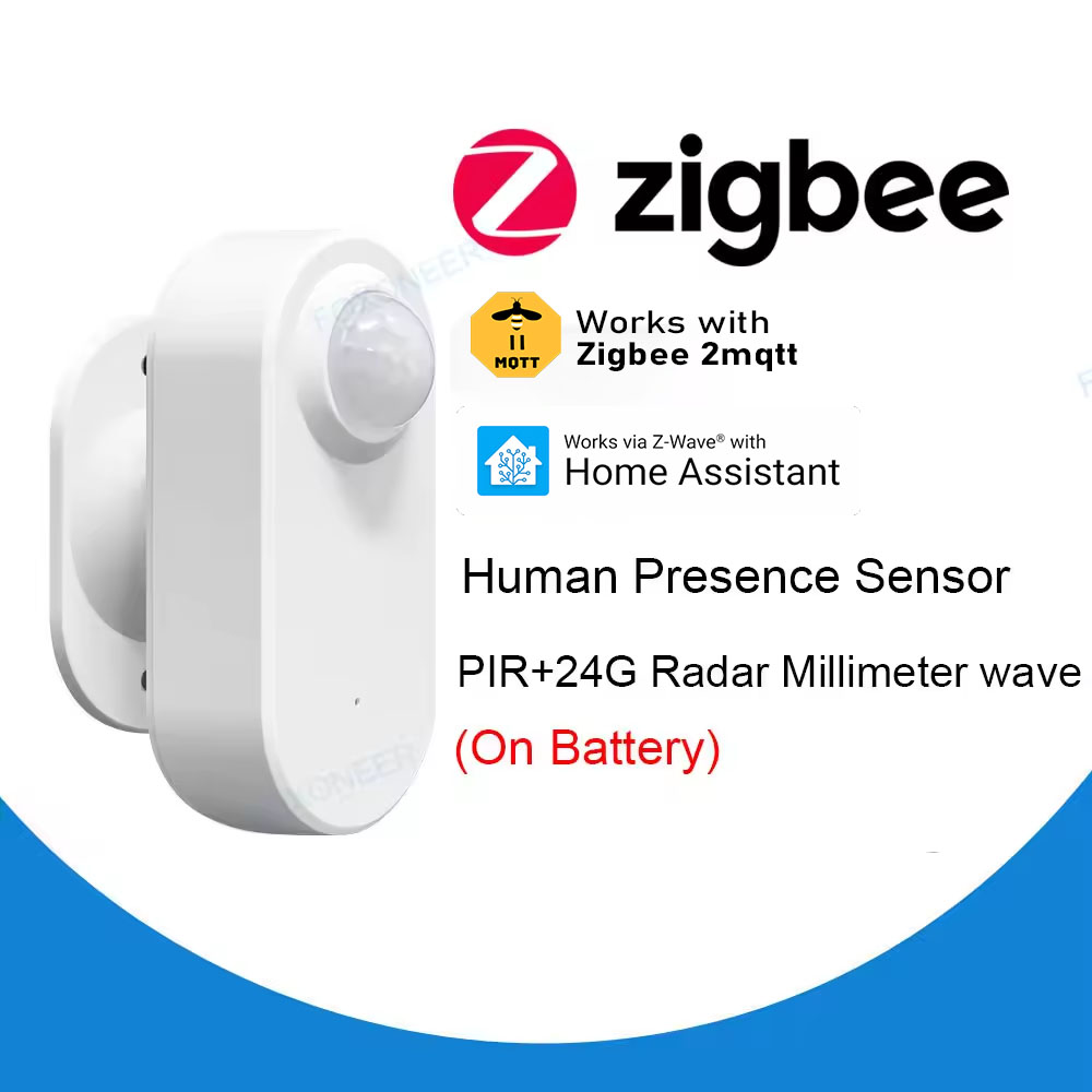 Tasmota - Intelligenter Zigbee-Anwesenheitsdetektor für Menschen, Helligkeits-/Entfernungserkennung, intelligenter