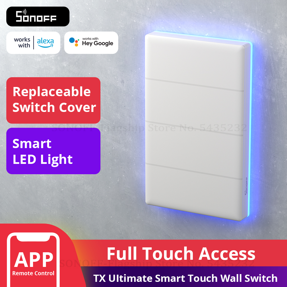 Sonoff Mini R4 - Sonoff T5 Wifi Smart Lichtsc halter