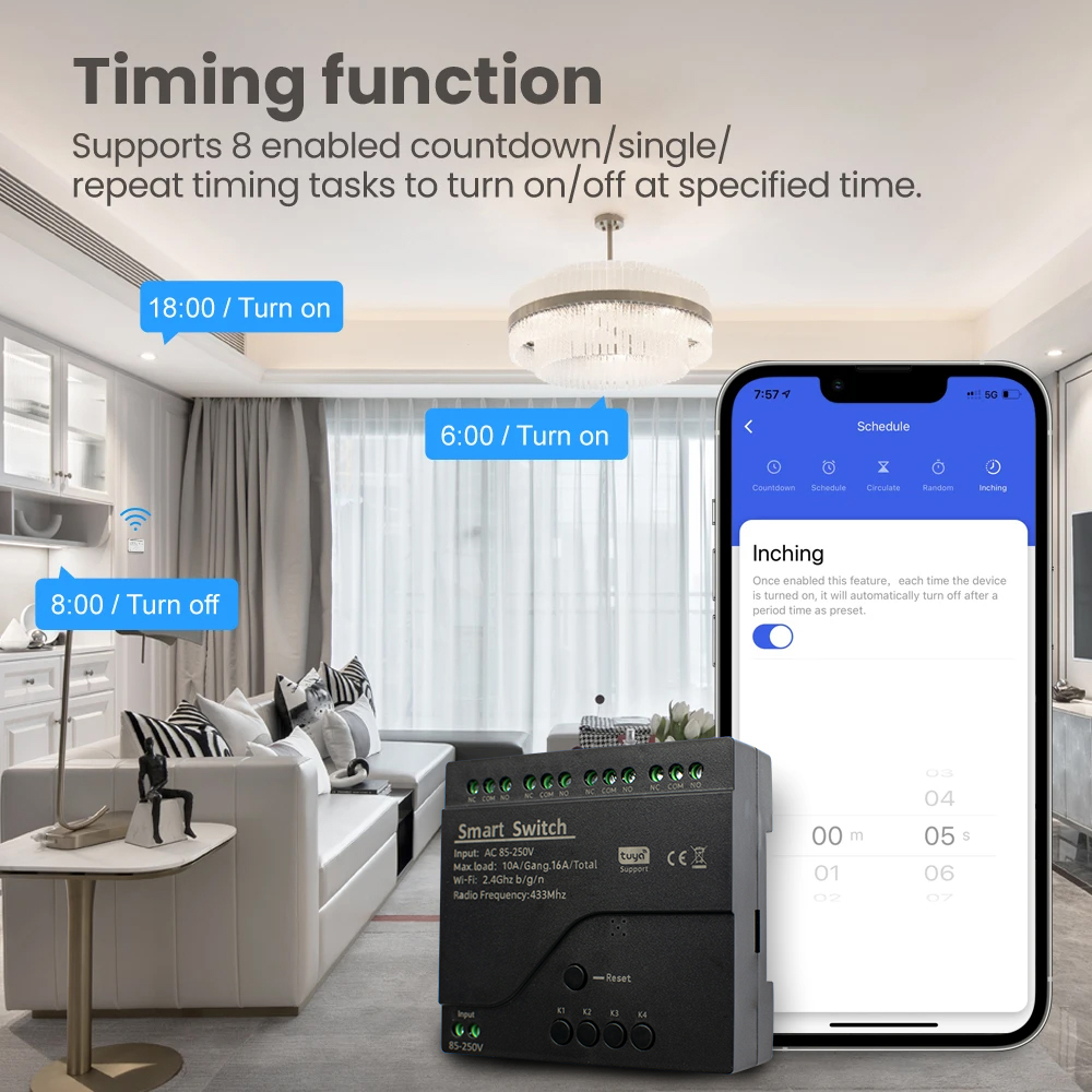 4CH Smart WiFi Relaismodul Tro – Tuya 4 Channel Bewertung und Preis